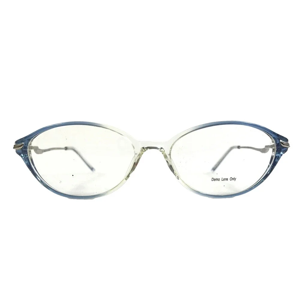 Voyant Eyeglasses Frames NEVA 5058 250 Clear Blue Gradient Silver 50-17-133